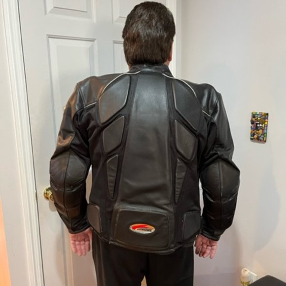 GERICKE MOTORCYCLE LEATHER JACKET.  EASY RIDER - Picture 3 of 4